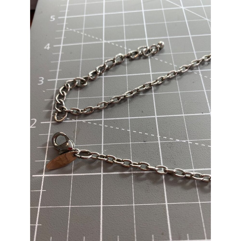 Y2K NY Geometric Statement Necklace Black Gold 15in + Extender - Picture 9 of 10
